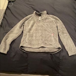 North Face Womens Small Fuzzy Pullover 1/4 zip